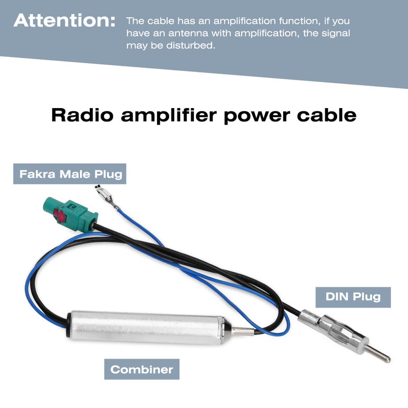 RDBS Car Stereo Wire Harness and Antenna Adapter Combo kit to Connect an Aftermarket Radio Fit for 2013-up Dodge Jeep Ram Vehicles - No Factory Premium Amp - Image 3